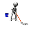 GIF animado (62925) Fregando suelo