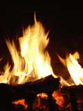 GIF animado (63289) Fuego chimenea