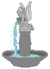 GIF animado (63628) Fuente con escultura
