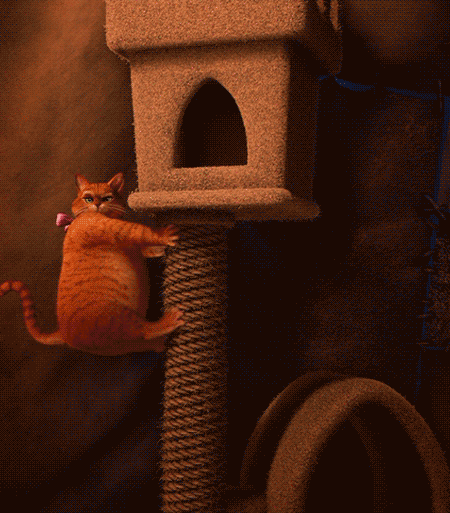 GIF animado (67956) Gato con botas gordo
