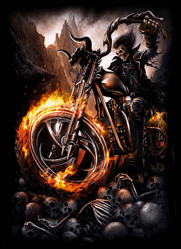 Imagen GIF de Ghost rider animado