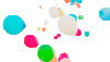 GIF animado (64161) Globos colores volando