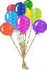GIF animado (64172) Globos glitter