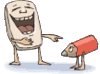 GIF animado (65322) Goma borrar lapiz riendo
