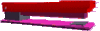 GIF animado (65336) Grapadora rosa