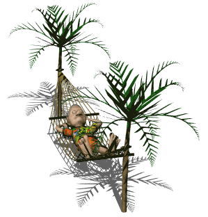 GIF animado (73297) Hamaca de palmeras