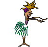 GIF animado (70811) Hawaiana rubia