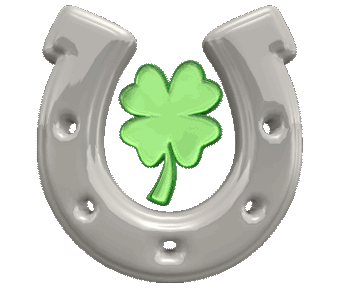 Imagen GIF de Herradura trebol animado