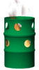 GIF animado (66121) Hoguera barril verde