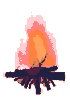 GIF animado (66124) Hoguera fuego naranja