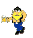 GIF animado (70341) Hombre bebiendo cerveza