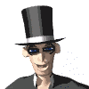 GIF animado (70419) Hombre con sombrero