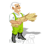 GIF animado (73396) Hombre cultivando trigo