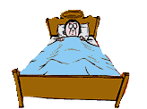 GIF animado (70400) Hombre durmiendo cama