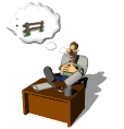 GIF animado (70401) Hombre durmiendo despacho