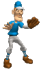 GIF animado (70379) Hombre jugando beisbol