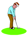 GIF animado (70383) Hombre jugando golf