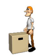 GIF animado (64963) Hombre levantando caja