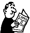 GIF animado (70452) Hombre leyendo comics