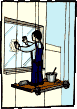GIF animado (72125) Hombre limpiando ventana