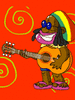 GIF animado (70561) Hombre negro rastas