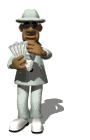 GIF animado (70521) Hombre tirando dinero