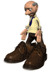 GIF animado (70227) Hombre zapatos gigantes