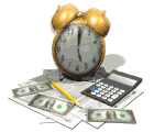 GIF animado (62304) Hora pagar impuestos