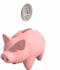 GIF animado (62346) Hucha cerdito