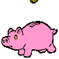 GIF animado (62352) Hucha rosa cerdo