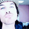 GIF animado (66601) Ian somerhalder beso