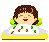 GIF animado (70098) Icono bebe nina
