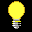 GIF animado (63458) Icono bombilla negro
