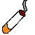 Imagen GIF de Icono cigarro animado