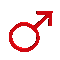 GIF animado (70568) Icono masculino rojo
