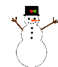 GIF animado (60273) Icono muneco nieve