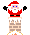 GIF animado (60647) Icono papa noel chimenea