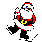 GIF animado (60648) Icono papa noel divertido