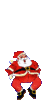 GIF animado (60655) Icono papa noel saltando