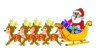 GIF animado (61021) Icono trineo papa noel