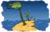 GIF animado (66240) Isla lloviendo