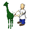 GIF animado (72056) Jardinero haciendo una jirafa