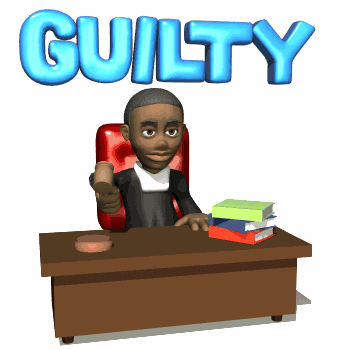 GIF animado (72072) Juez diciendo culpable