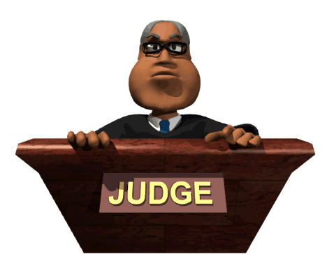GIF animado (72075) Juez enfadado