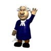 GIF animado (72080) Juez saludando