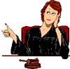 GIF animado (72083) Jueza aburrida