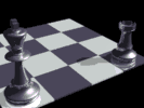 GIF animado (64213) Jugada ajedrez enroque