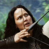 GIF animado (68248) Katniss apuntando
