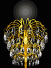 GIF animado (63517) Lampara arana cristales