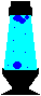 GIF animado (63522) Lampara lava azul celeste